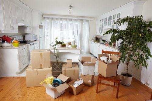 Professional removalists preparing for a move in Caulfield South