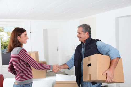 Unpacking at a new home in Braeside