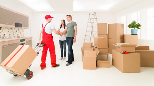 Experienced Wembley removalists handling furniture