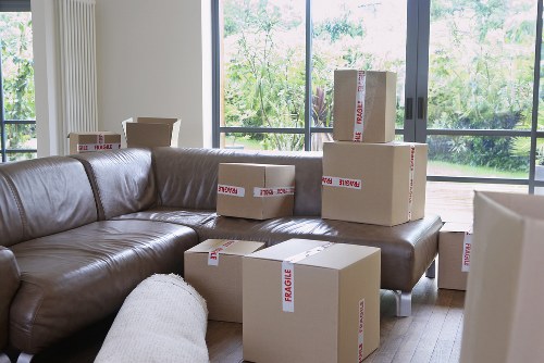 Movers efficiently handling household items