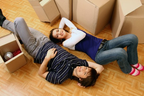 Experienced removalists packing household items