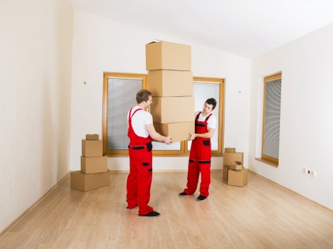 Removalist services including packing and loading